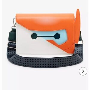 Loungefly Disney Big Hero 6 Baymax Suit Split Crossbody Bag